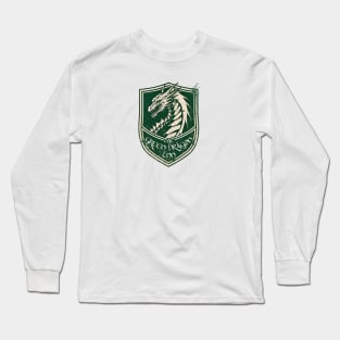 The Green Dragon Inn - Shield Logo - Fantasy Long Sleeve T-Shirt